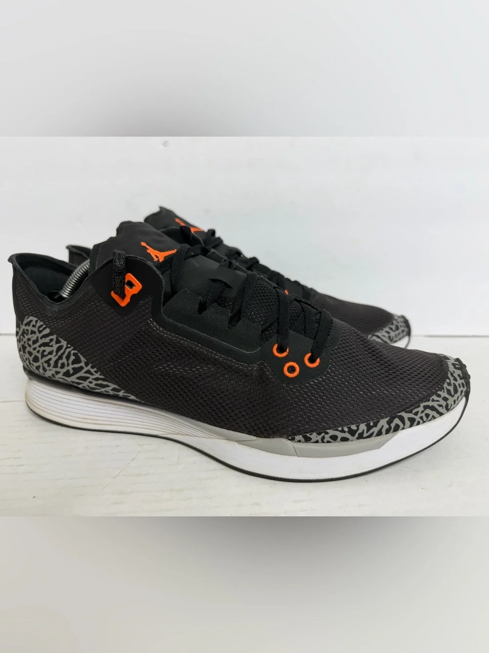 Nike Mens Jordan 88 Racer Black Cement Orange Shoes Sneakers AV1200-008 Size 12